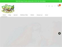Tablet Screenshot of exoticbirdhospital.com